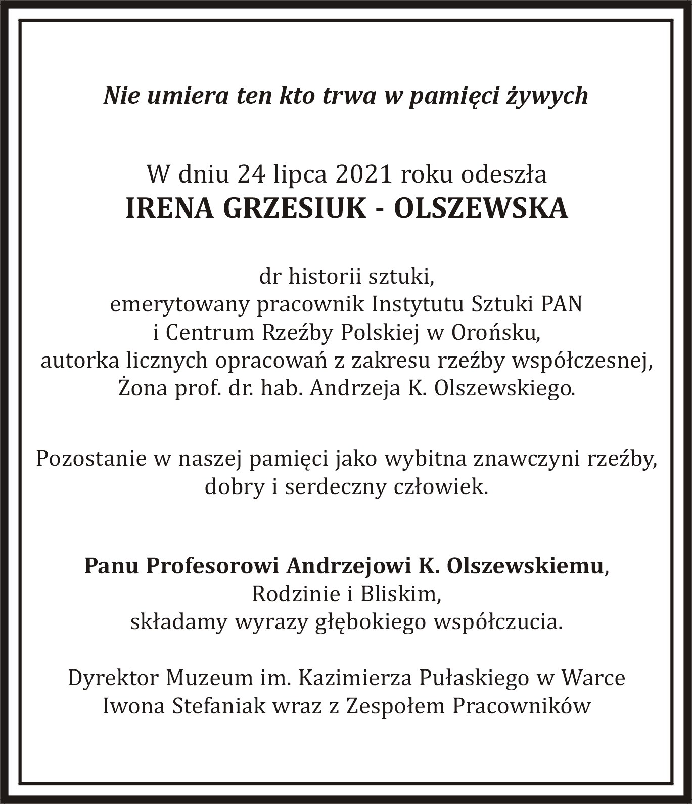 Olszewska pozeganiae 2021