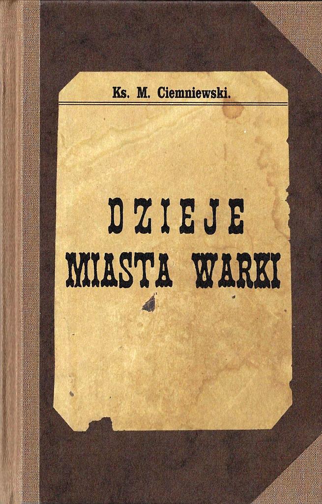 Książka Dzieje miasta Warki